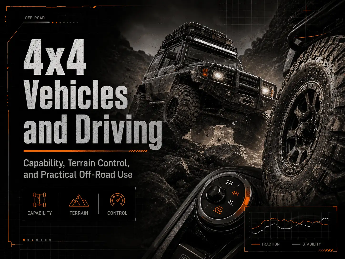 4x4 Vehicles and Driving: Capability, Terrain Control, and Practical Off-Road Use